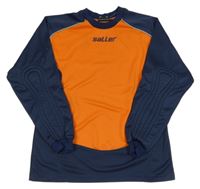 Tmavomodro-oranžové brankářské triko Saller