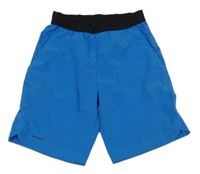 Modro-čierne športové kraťasy Artengo