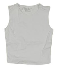Biely crop top Primark