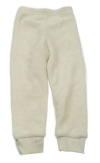 Smotanové chlpaté nohavice Kiki