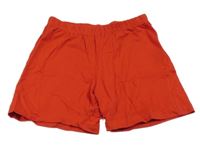 Červené bavlnené kraťasy