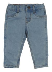 Světlemodré slim rifle H&M