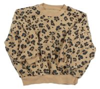 Béžová oversize mikina so vzorom Matalan