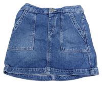 Modrá rifľová sukňa zn. H&M