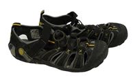 Černo-šedé outdoorové sandály vel. 36