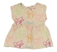 Béžová tunika s barevnými Minnie zn. GAP