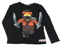 Čierne tričko s lego NINJAGO H&M