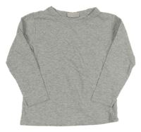 Šedé melírované triko INFINITY KIDS