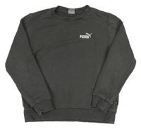 Tmavosivá mikina s logom PUMA