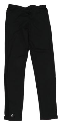 Černé sportovní legíny s flitry 