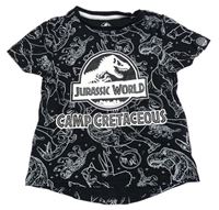 Černé tričko s dinosaury - Jurský svět Primark