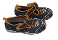 Tmavomodré papučky s vesmírem vel. 27