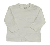 Bílé triko s kapsou H&M