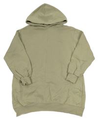 Zelenošedá mikina s kapucí Zara