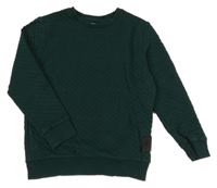 Tmavozelená prešívaná mikina F&F