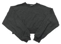 Čierna crop mikina H&M