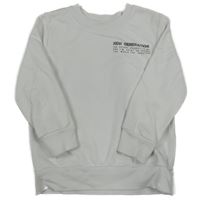 Biela mikina s nápisom George