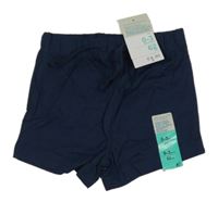 Nové - Tmavomodré bavlnené kraťasy Primark