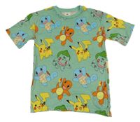 Tyrkysové tričko s Pokémony H&M