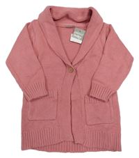 Nové - Starorůžový svetrový cardigan Pep&Co