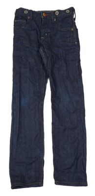 Tmavomodré slim rifle H&M