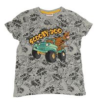 Šedo-černé vzorované tričko se Scooby Doo!