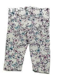 Biele legíny s motýlikmi Primark