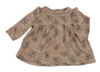 Světlerůžové sametové šaty s Minnie George