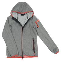 Sivá pletená funkčná prepínaci mikina s kapucňou CMP