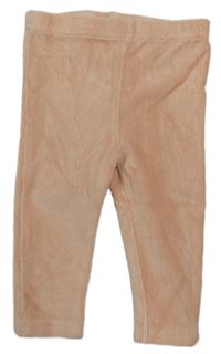 Marhuľové zamatové legíny