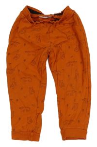 Oranžové tepláky so zvieratkami John Lewis