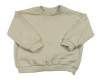 Svetlobéžová rebrovaná mikina F&F