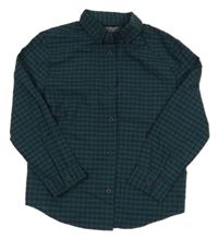 Zeleno-tmavomodrá kostkovaná košile Primark