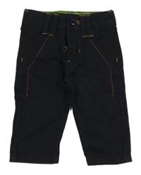 Čierne plátenné chino nohavice OshKosh