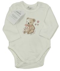 Nové - bílé body s medvědem Dopodopo