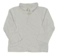 Bílé polo triko H&M