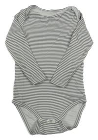 Šedé pruhované body C&A