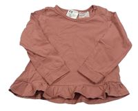 Starorůžové triko H&M