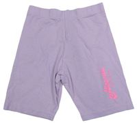 Lila elastické kraťasy s nápisom Primark