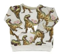 Béžová mikina s diny a Peppou a Tomíkem F&F