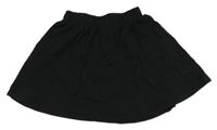 Čierna bavlnená sukňa
