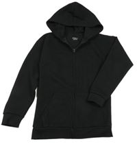 Čierna vzorovaná prepínaci mikina s kapucňou Primark