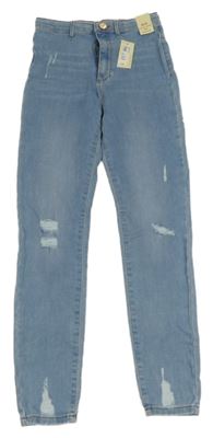 Nové - Světlemodré rifle s prošoupáním River Island