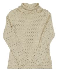 Smetanovo-černý puntíkatý rolák OVS