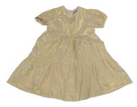 Zlaté třpytivé šaty 