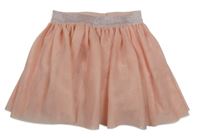 Svetloružová tylová sukňa C&A