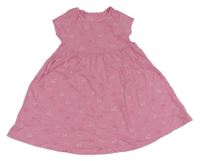 Ružové šaty s koníky Topolino