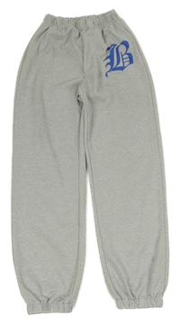 Světlešedé tepláky s písmenem Shein