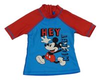 Modro-červené UV tričko s Mickeym Disney