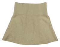 Béžová úpletová sukňa Zara